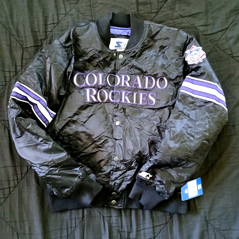 2013 Colorado Rockies Satin Jacket szYXL
